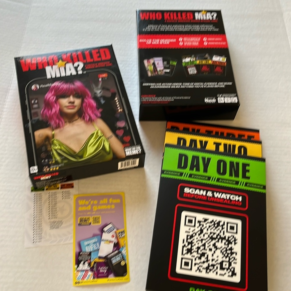 Who Killed Mia? What do you Meme? Murder Mystery Game Complete